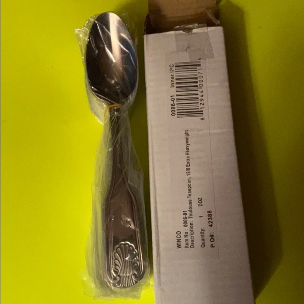 Window ToulouseTeaspoons 18/0 Extra Heavy Weight